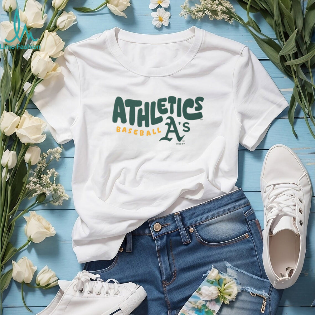 Oakland Athletics Baseball A’s Logo Oatmeal Heather T shirt