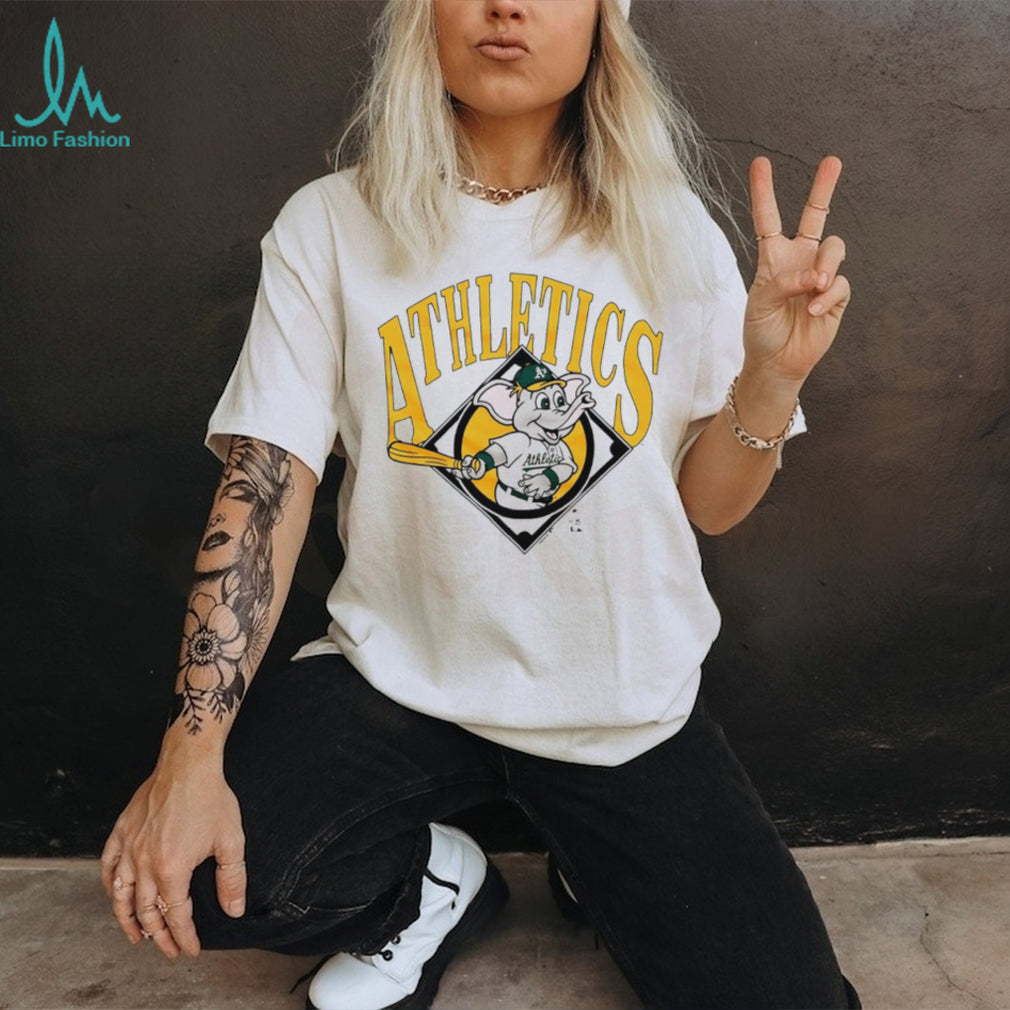 Oakland Athletics Stomper the Elephant Retro Baseball T Shirt