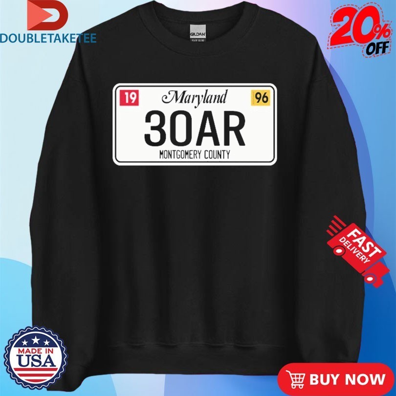Oar Maryland Montgomery County 3OAR 1996 Shirts