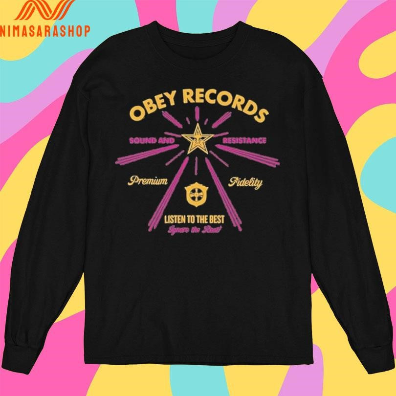 Obey Records Listen To The Best Shirts