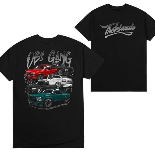 Obs Gang T-Shirt, Pickup Trucks Shirt, Shirts For Men, Car Merch, Casual Wear for Everyone Menswear