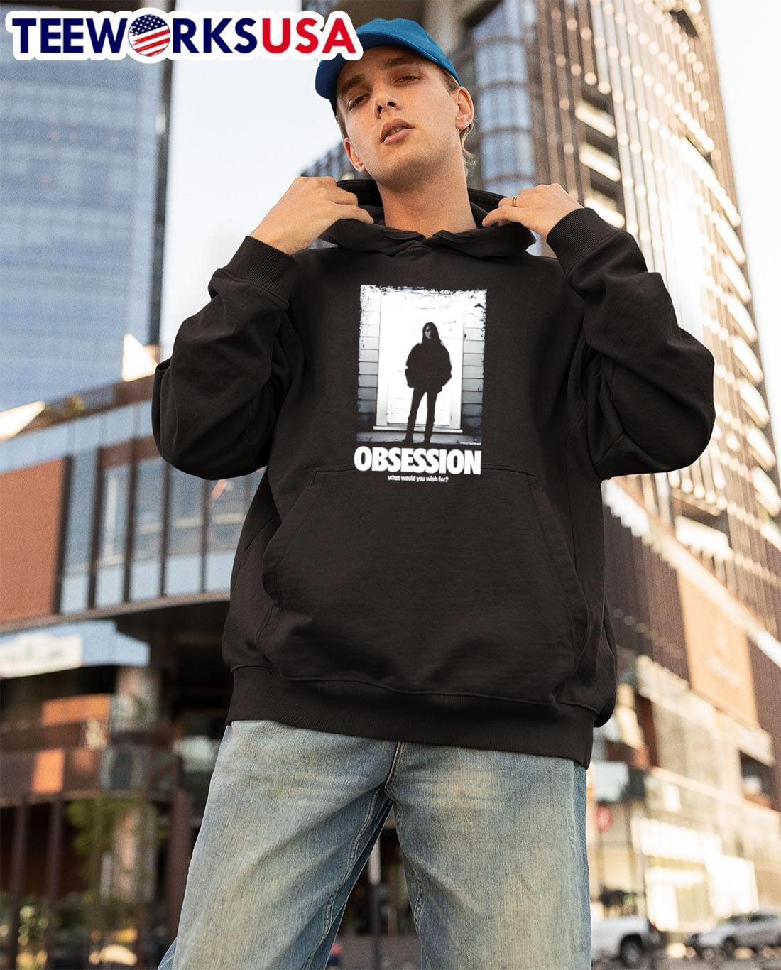 Obsession What Would You Wish For Silhouette Standing In Doorway T-Shirt