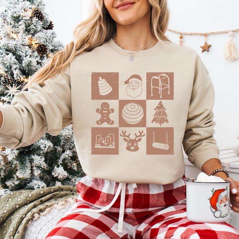 Occupational Therapy Christmas Shirt, Occupational Therapist Sweatshirt, OT Christmas T-shirt, OT Squad Xmas Tee, OT...