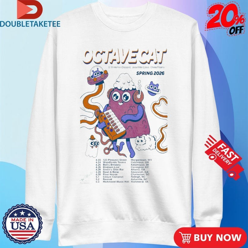 Octave Cat Tour Spring 2026 Shirts