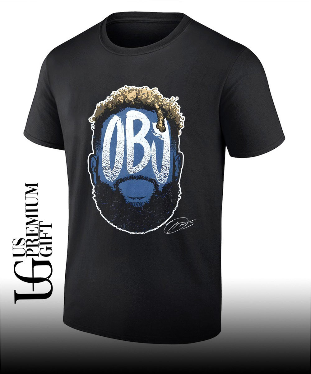 Odell Beckham Jr. New York Giants big head player silhouette signature shirt