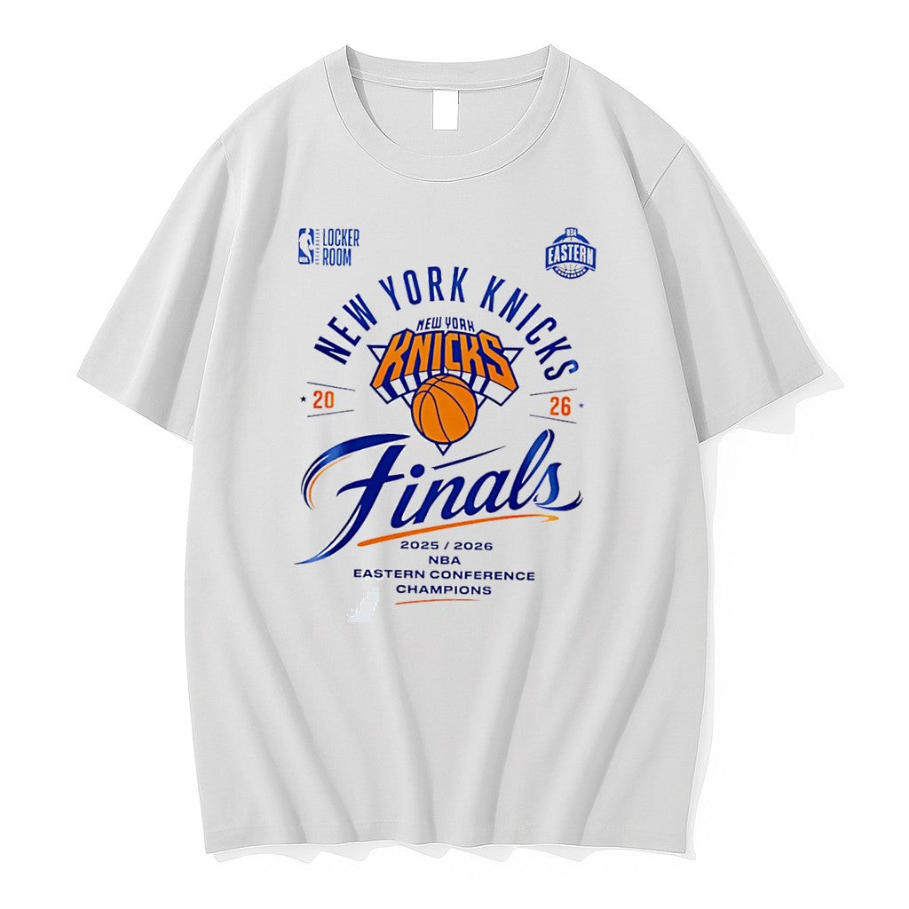 Official 2025 26 Eastern Conference Champions New York Knicks Finals Locker Room Tee T Shirts