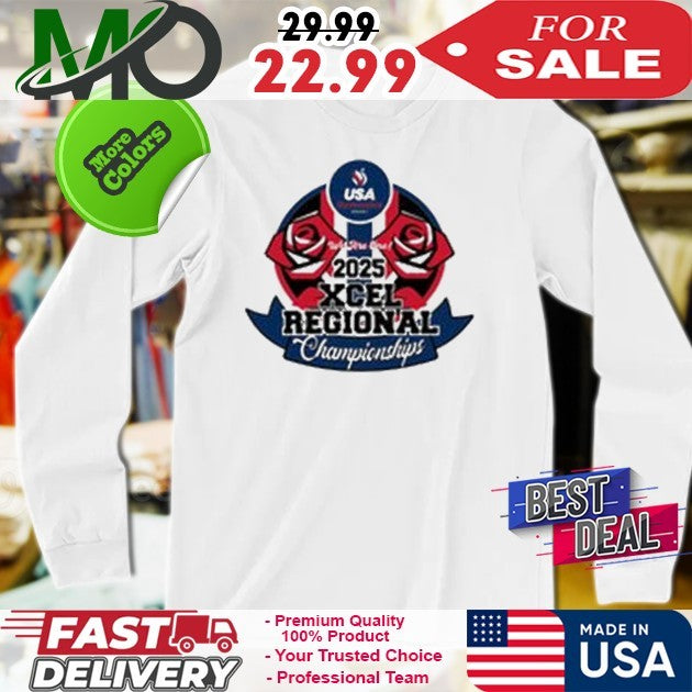 2025 Xcel Regional Championships Gold-Sapphire Shirt
