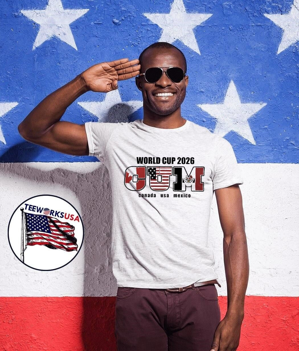 2026 World Cup Apparel Canada USA Mexico Acronym T-Shirt