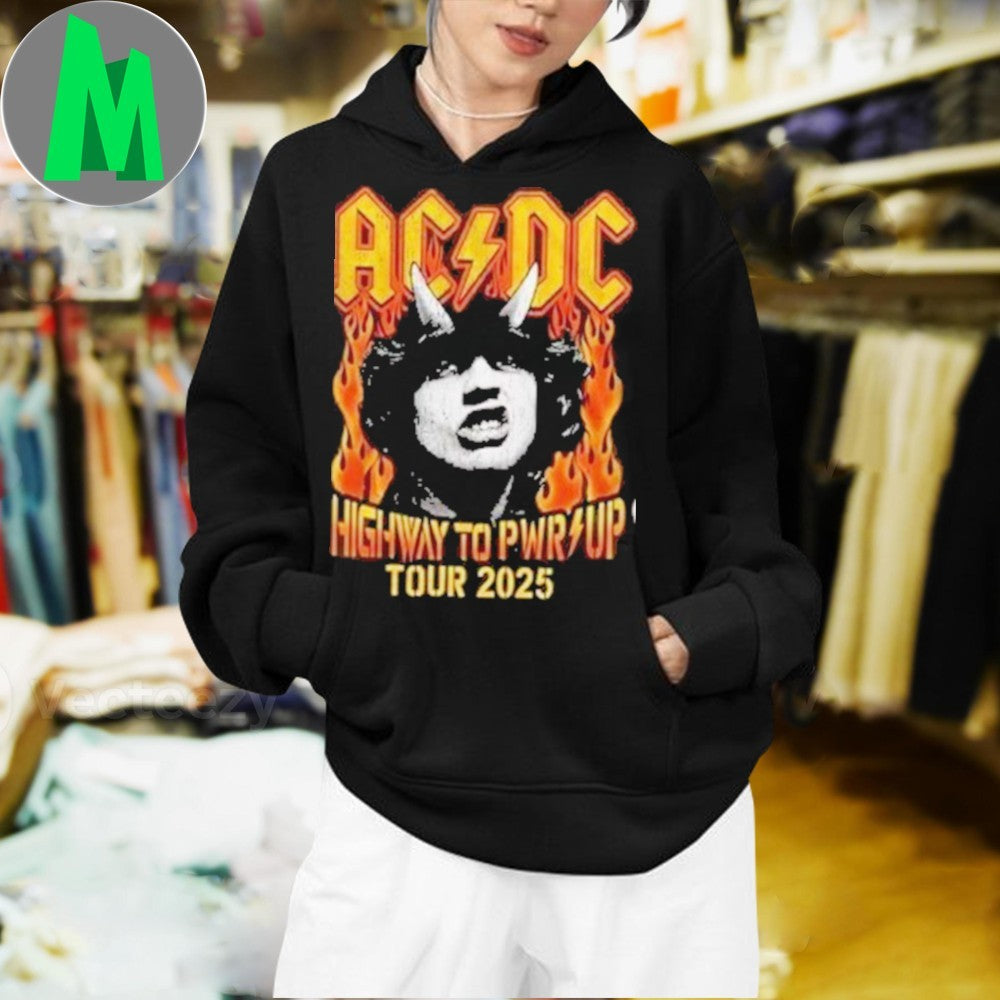 AC DC Highway To Hell Graphic T-Shirt Rock N Roll Band Merch Iconic Album Art