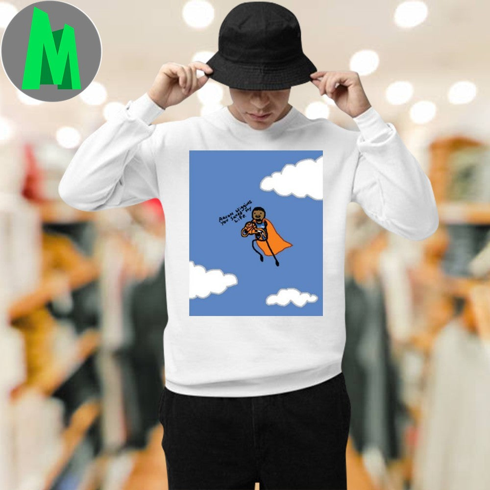 Aaron Wiggins You Saved My Life Tee Shirt