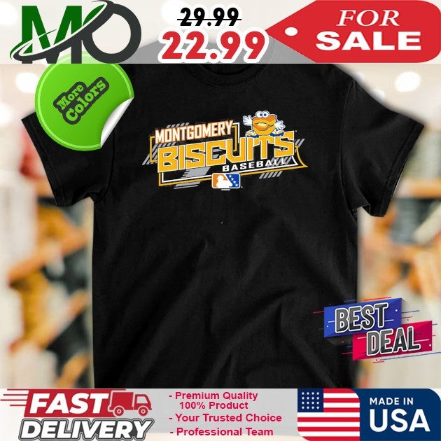 Adult Babb Montgomery Biscuits Baseball Shirt