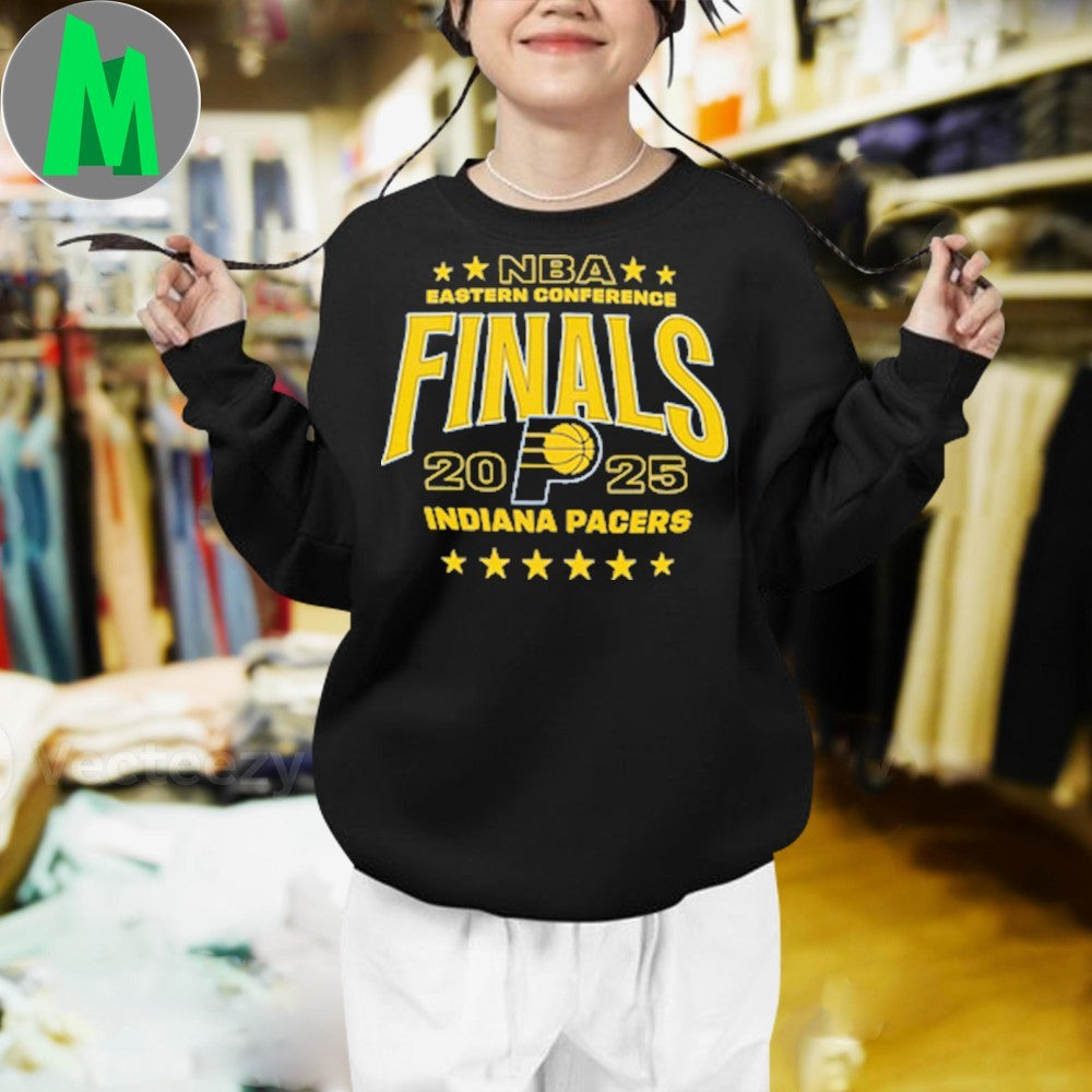 Adult Indiana Pacers 2025 Eastern Conference Finals Shirt
