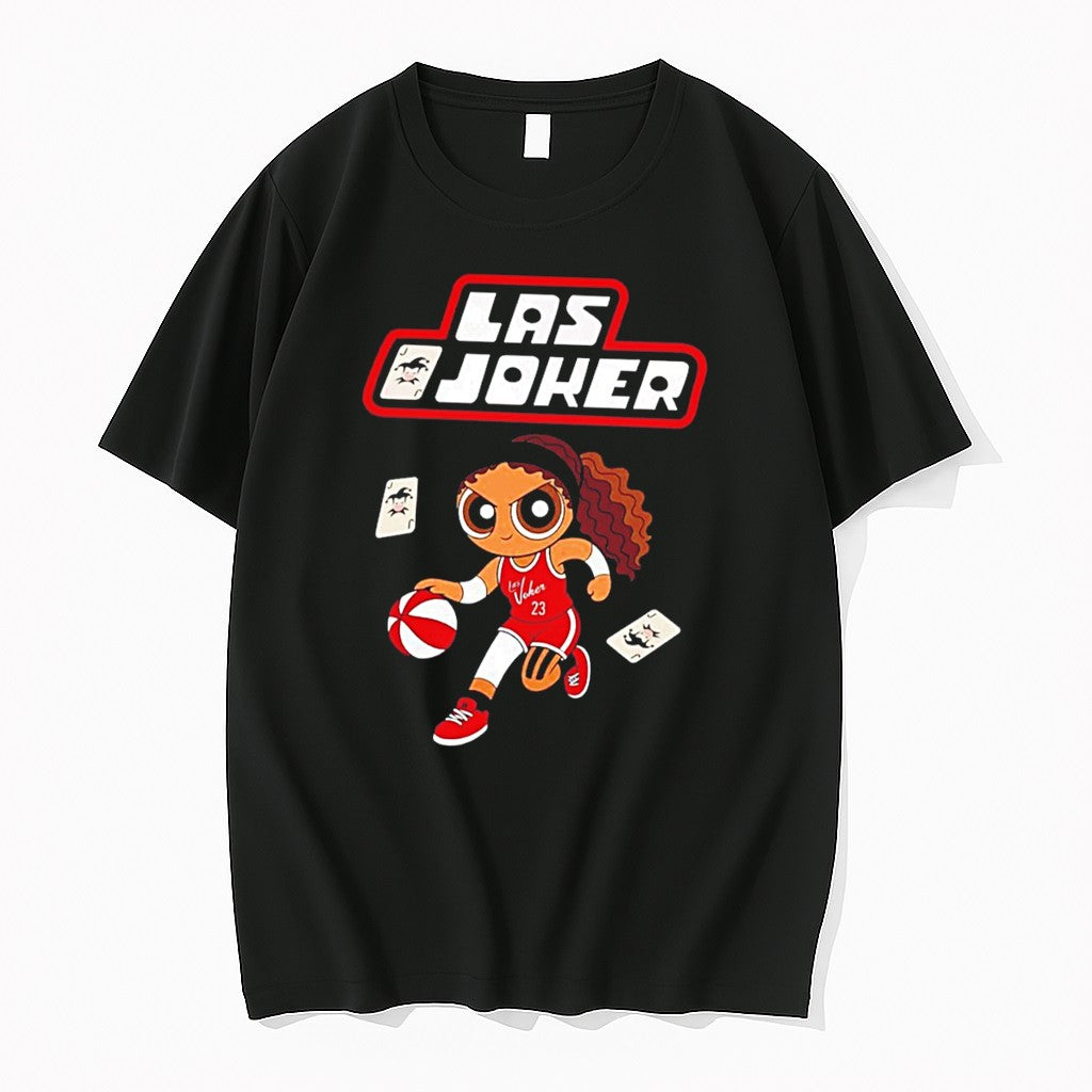 Official Aja Wilson Last Vegas Aces Las Joker 23 Tee T Shirts Jpg