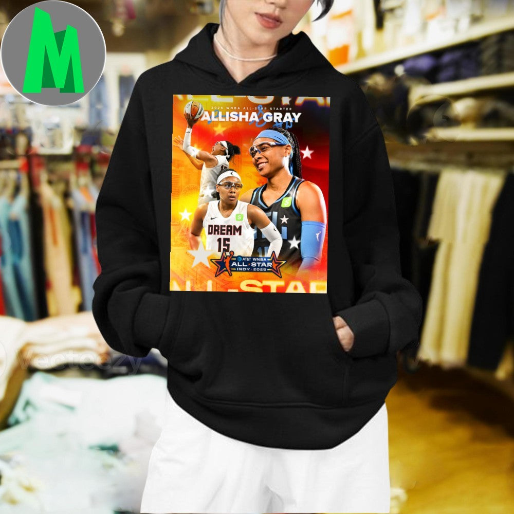 Allisha Gray 2025 WNBA All-Star Starter Basketball T-Shirt