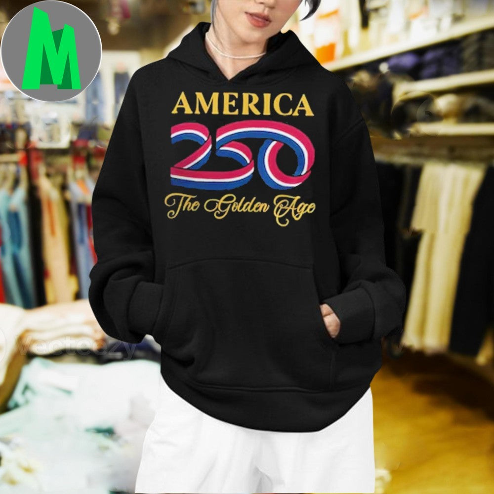 America 250th The Golden Age Commemorative T-Shirt