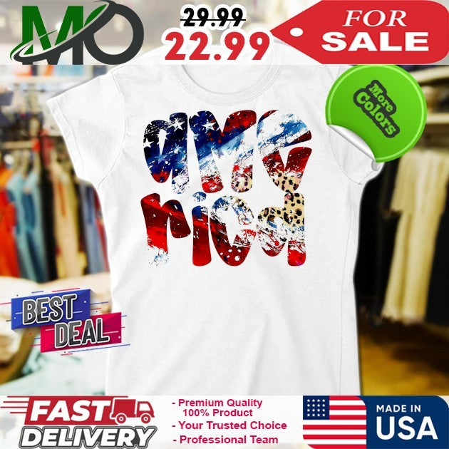 American Brushstroke Patriotic Freedom Shirt