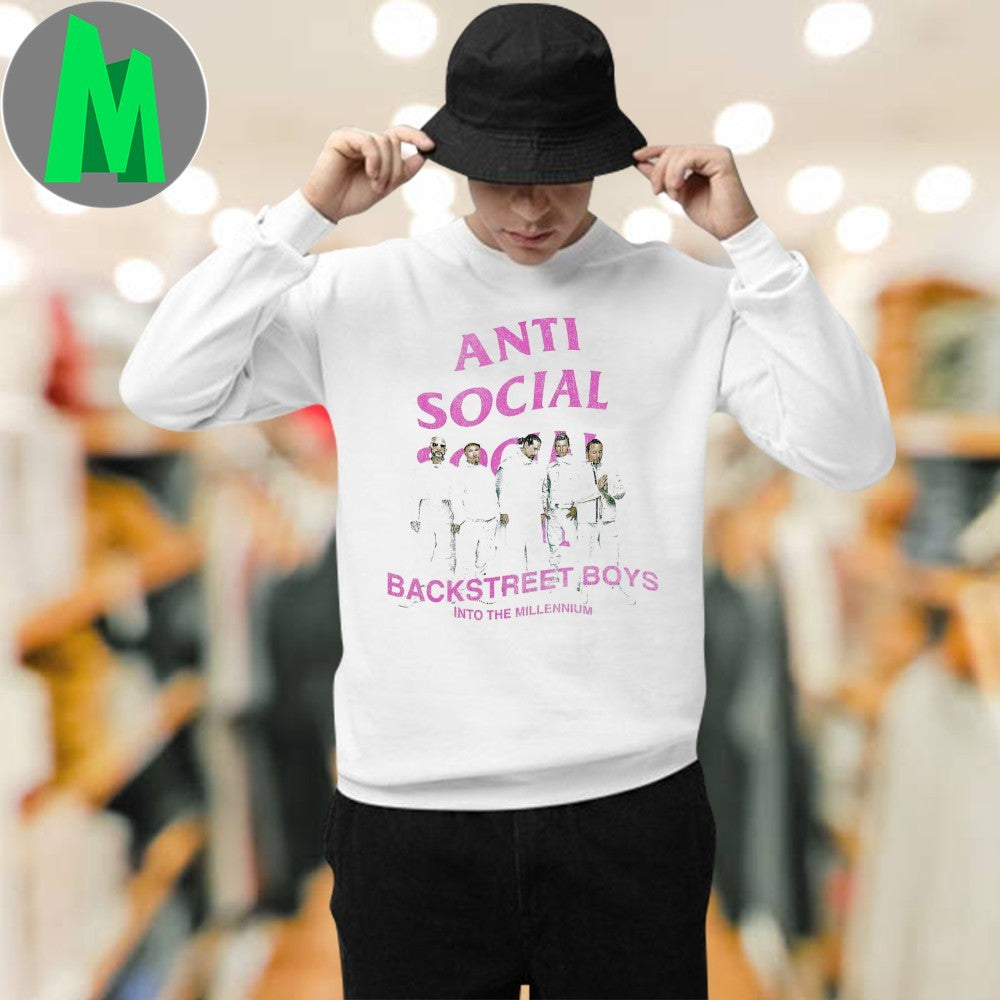 Anti Social Social Club x Backstreet Boys Into The Millennium Shirt