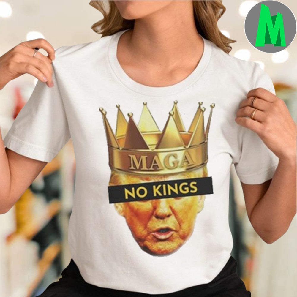 Anti-Trump No Kings MAGA Crown Republic Shirt