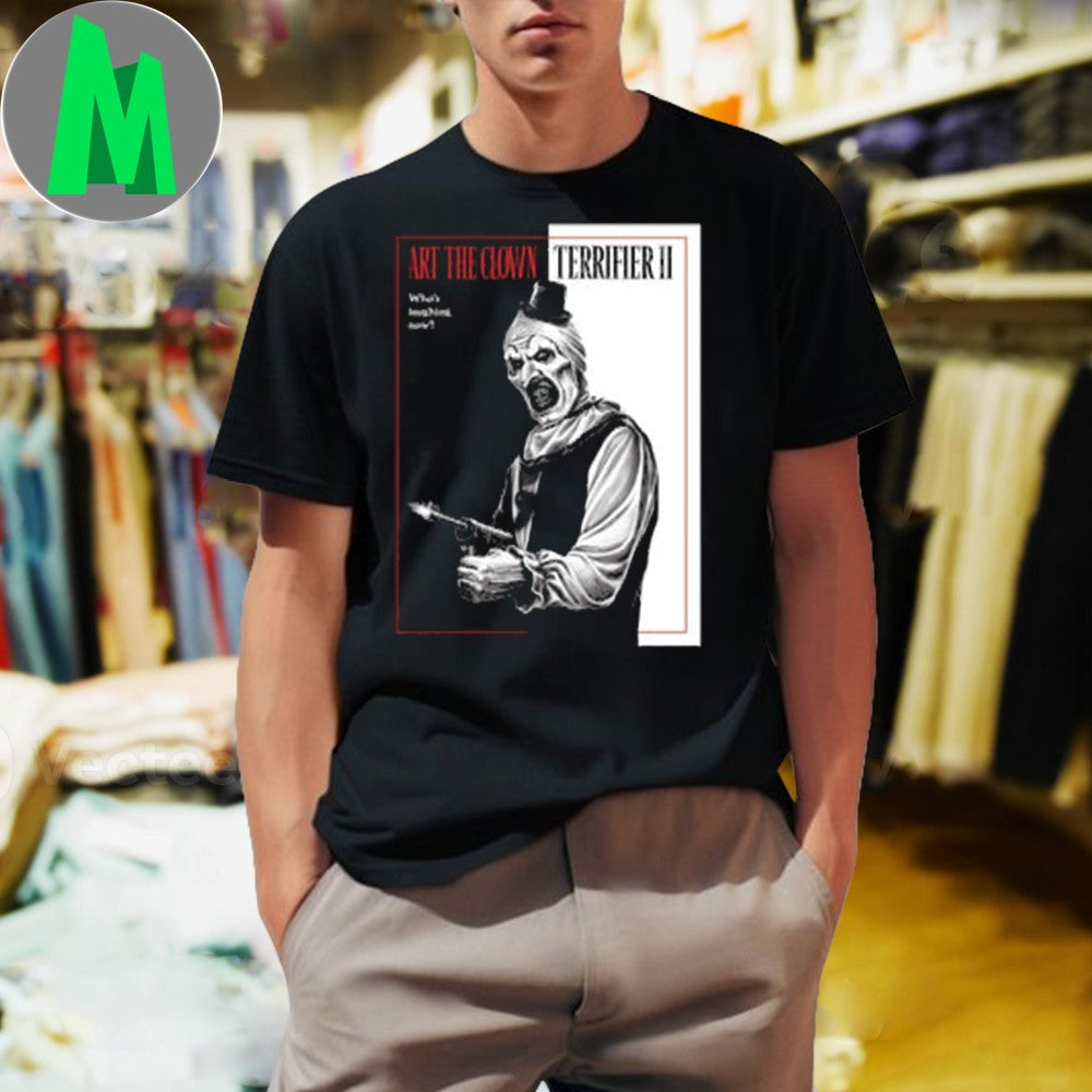 Art the Clown Terrifier Horror Movie Graphic T-Shirt