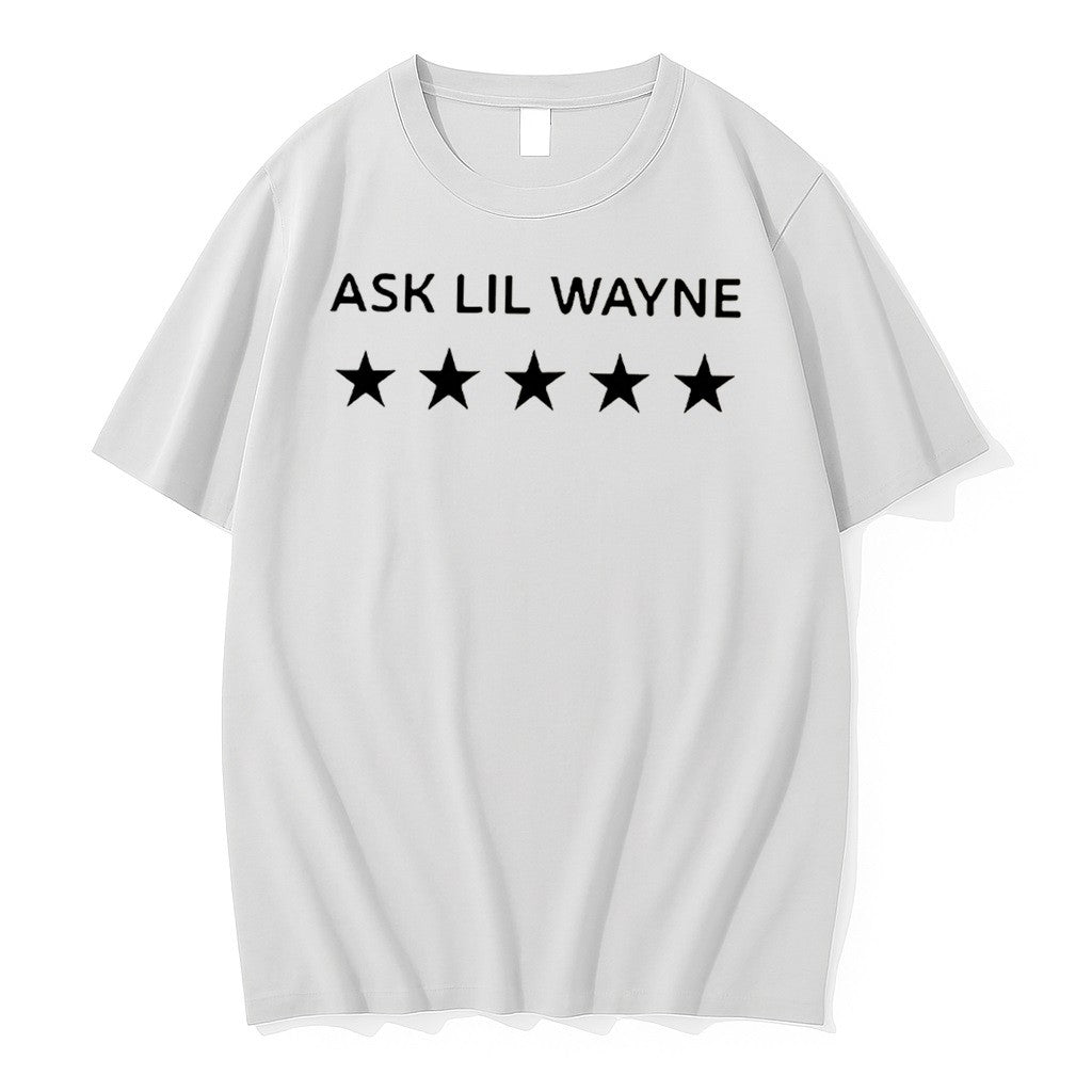 Official Ask Lil Wayne 5 Stars Tee T Shirts Jpg