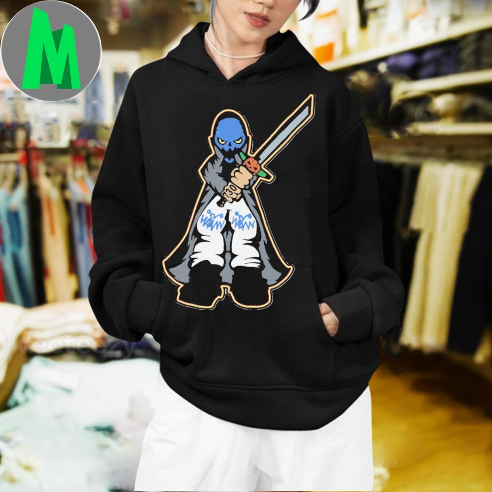 Asspizza Sword Graphic T-Shirt Urban Streetwear Aesthetic Fan Tee