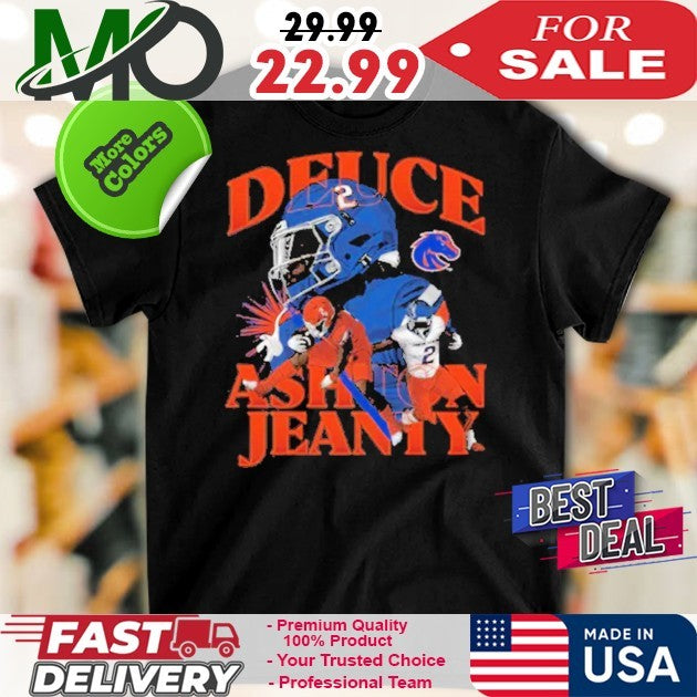 Athlete’s Thread Youth Boise State Broncos Black Ashton Jeanty Shirt