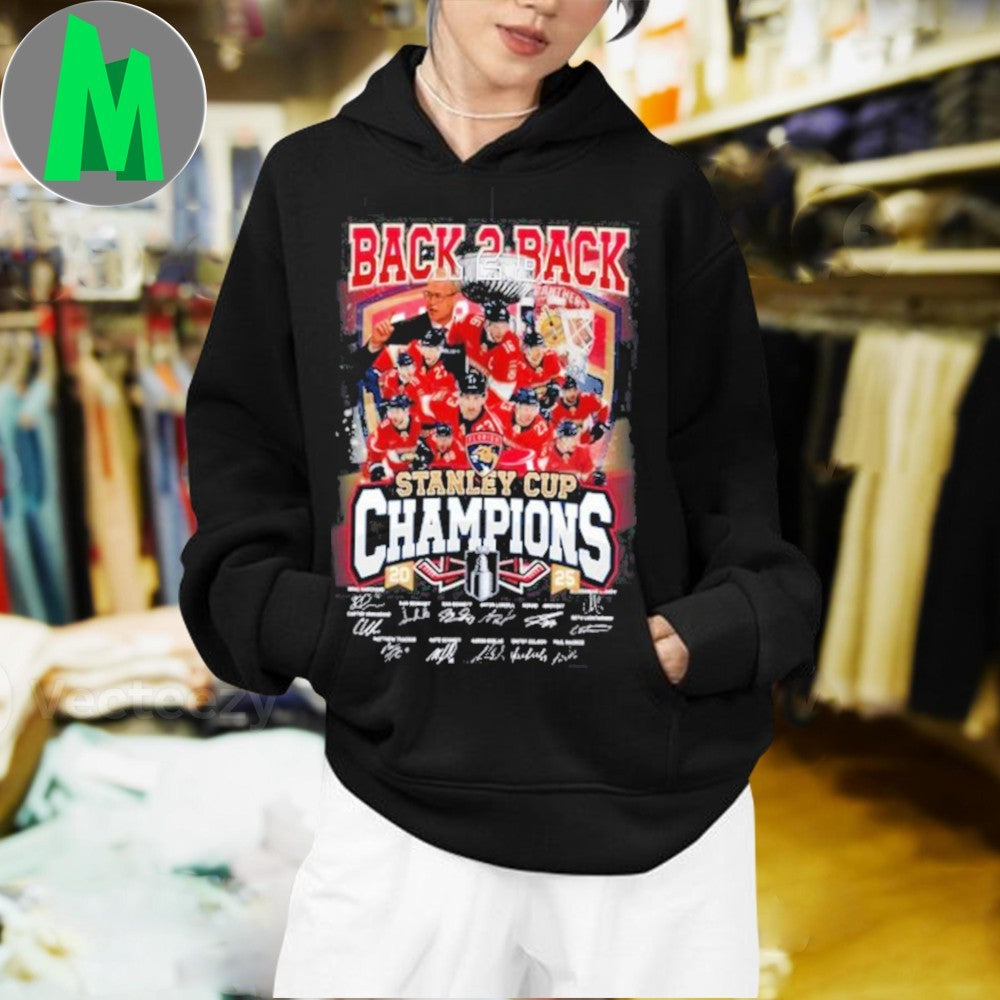 Back 2 Back Florida Panthers Stanley Cup Champions Shirt