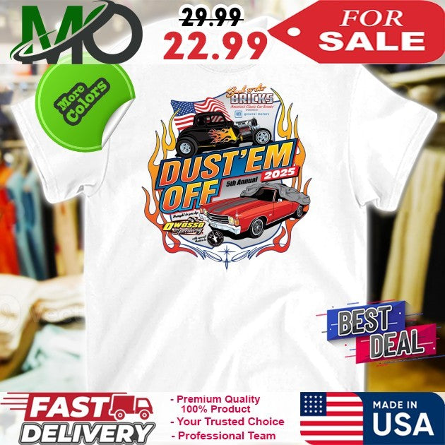 Back To The Bricks America’s Classic Car Events Dust Em Off 5th Annual 2025 Shirt