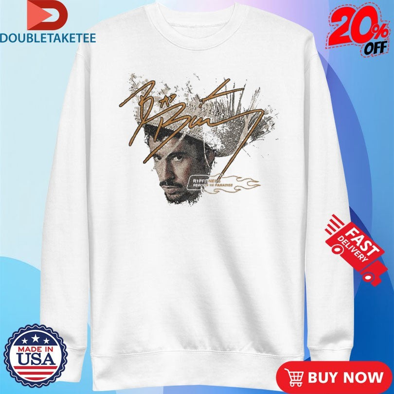 Bad Bunny Reborn In Paradise R1pfitness Shirts
