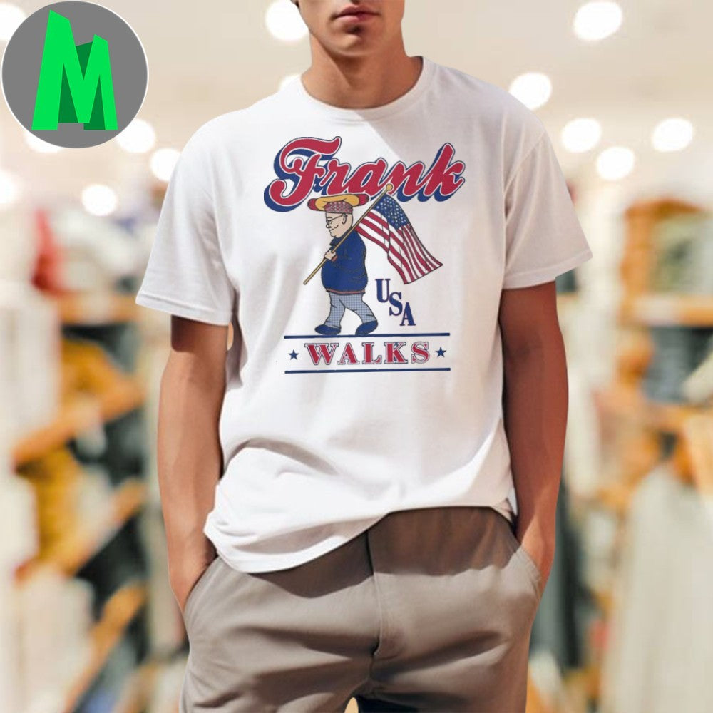 Barstool Sports Frank Walks USA Logo Shirt