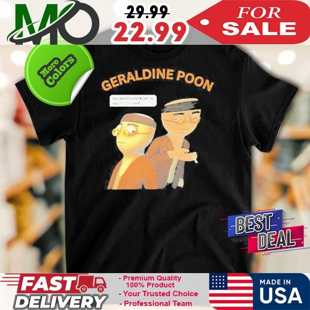 Benji Coleman Geraldine Poon Cartoon Graphic Shirt