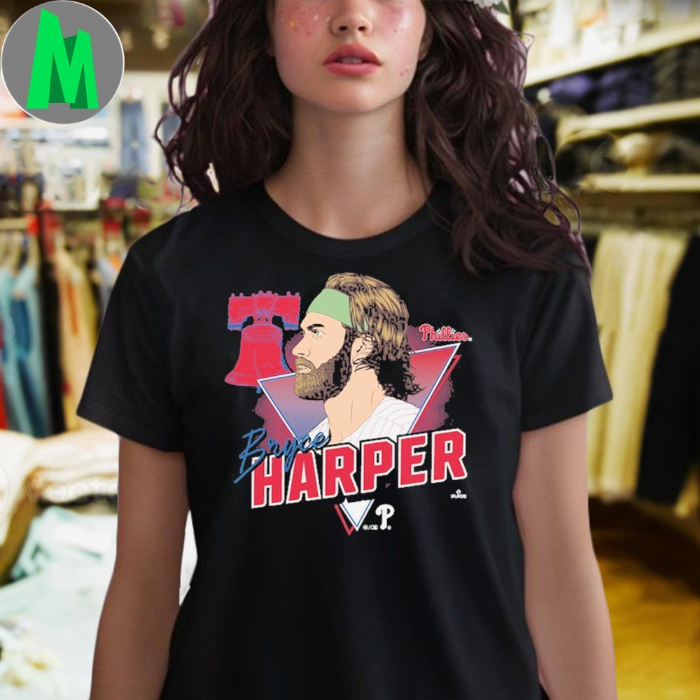 Bryce Harper Philadelphia Phillies Caricature Fan T-Shirt