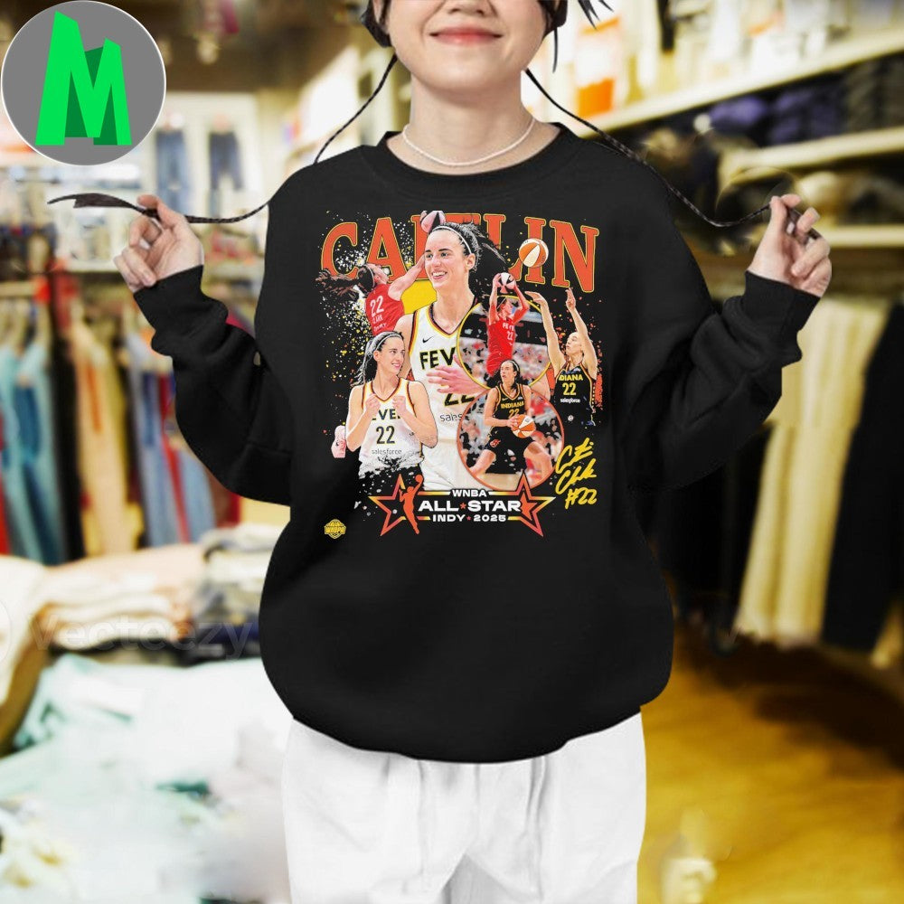 Caitlin Clark 2025 WNBA All-Star Game #22 Indiana Fever Fan Shirt