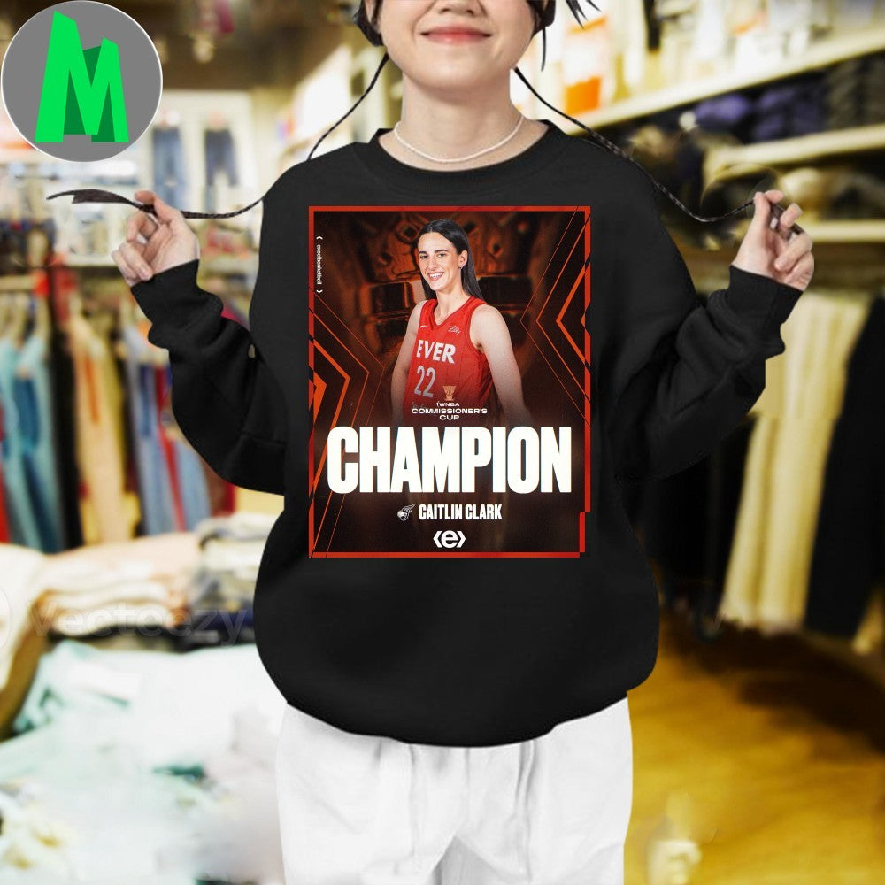 Caitlin Clark #22 WNBA Commissioner’s Cup Champion T-Shirt