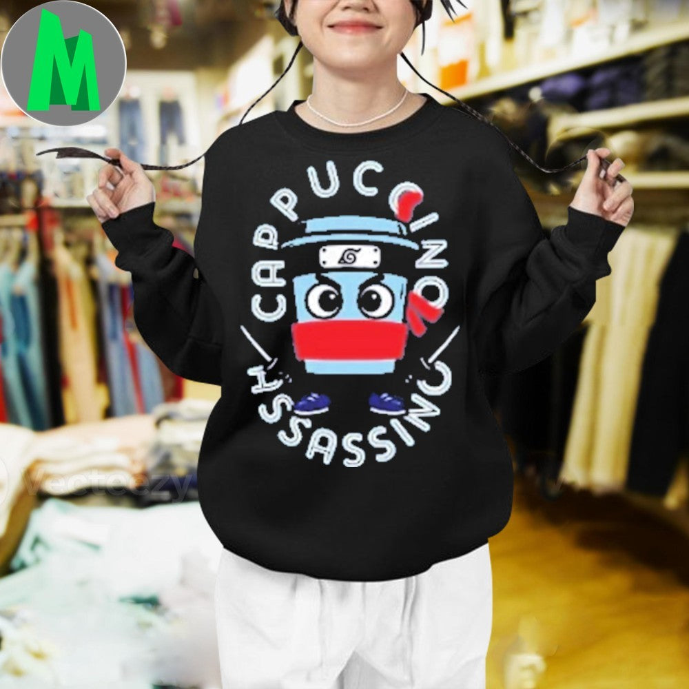 Cappuccino Assassino Ninja Coffee Shirt
