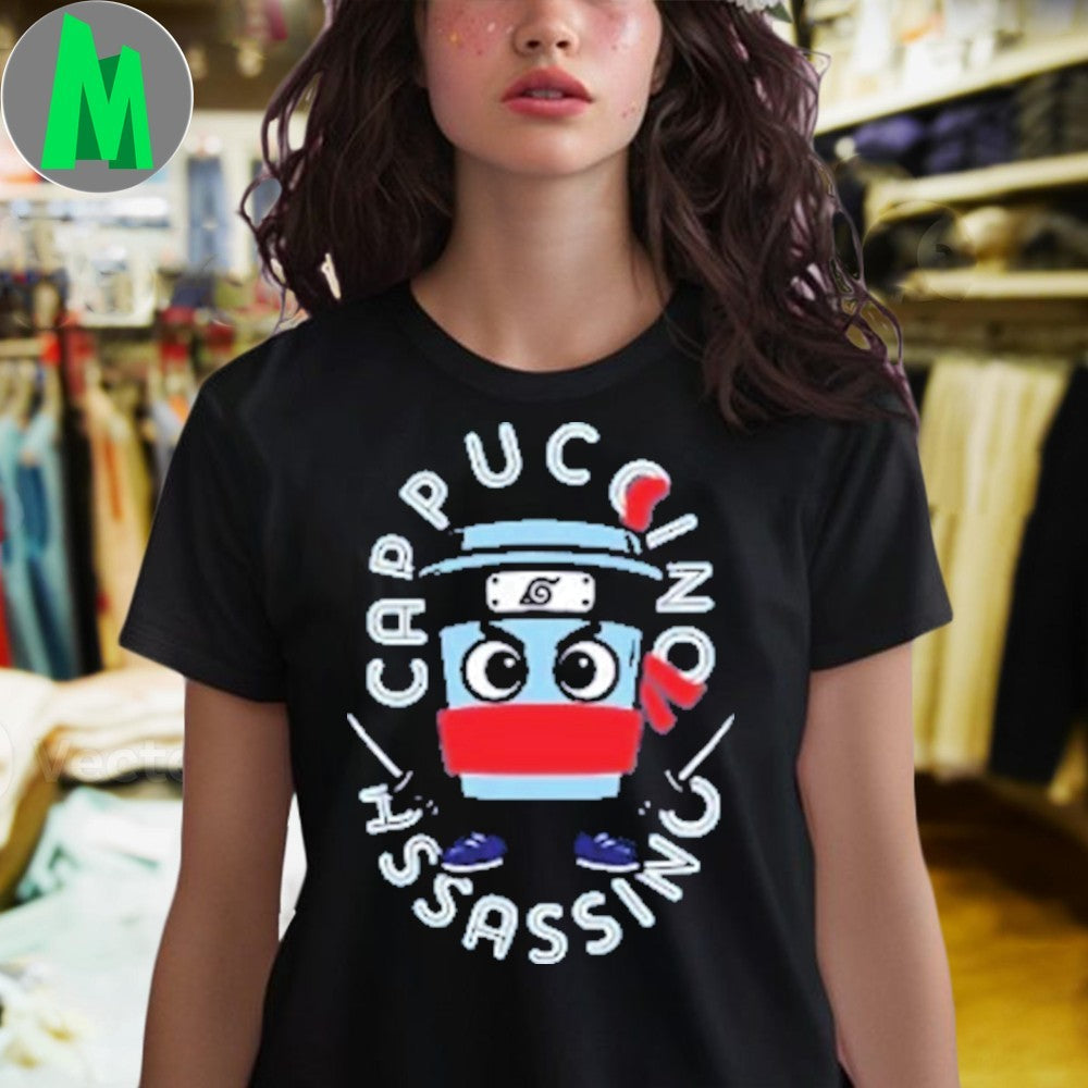 Cappuccino Assassino Ninja Coffee Shirt