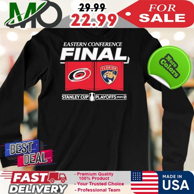 Carolina Hurricanes vs. Florida Panthers 2025 Eastern Conference Finals Stanley Cup Playoffs 2025 Shirt