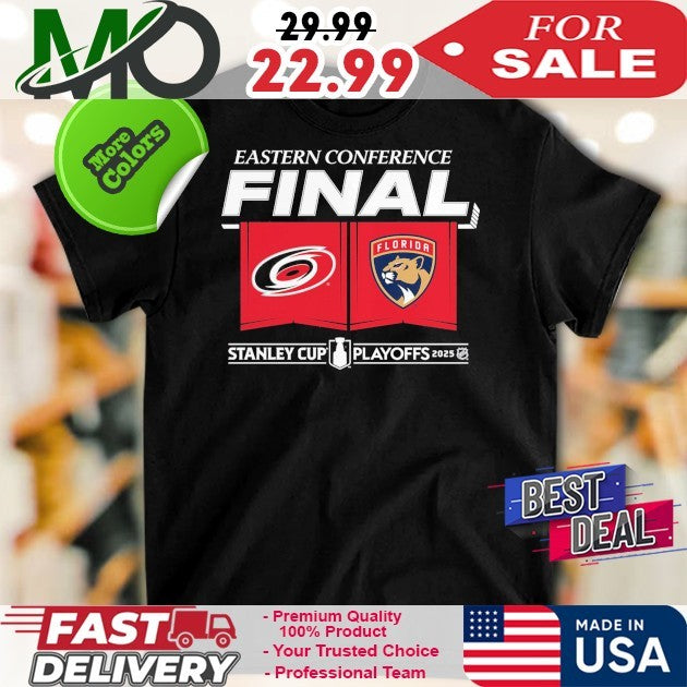 Carolina Hurricanes vs. Florida Panthers 2025 Eastern Conference Finals Stanley Cup Playoffs 2025 Shirt
