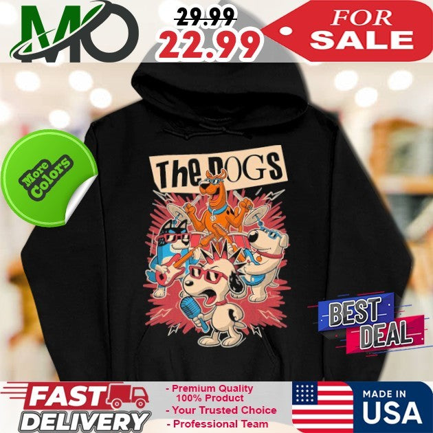 Cartoon Dog Band Shirt