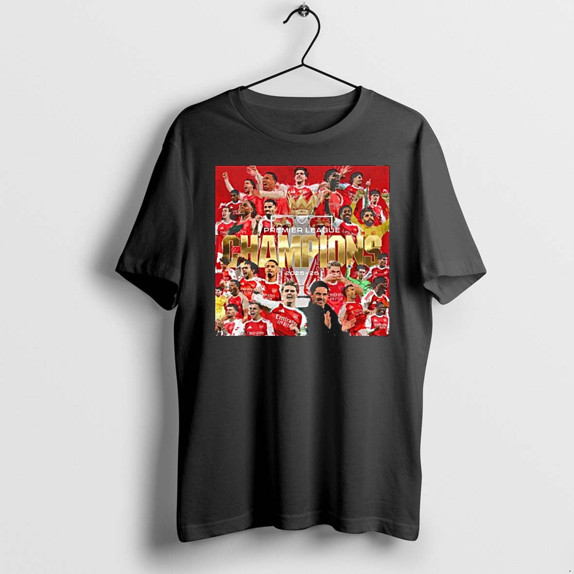 Official Celebrates Arsenal Fc Champions Premier League 2025 26 1 T Shirts Jpg