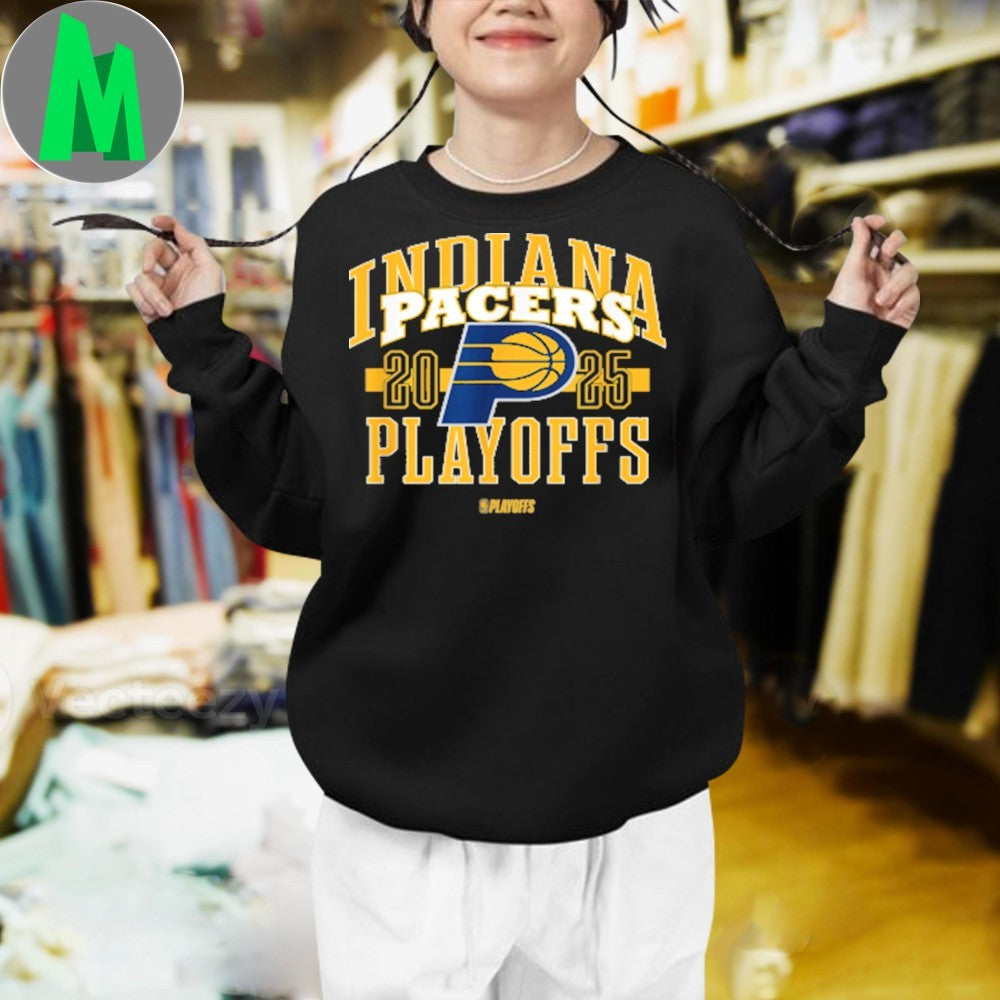 Charcoal Indiana Pacers 2025 Playoffs NBA Basketball Shirt
