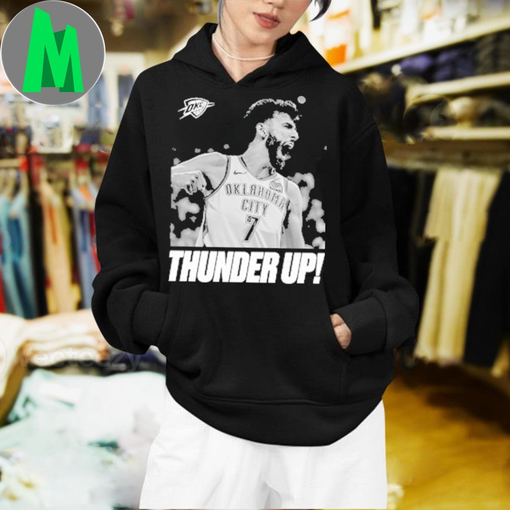 Chet Holmgren Thunder Up! OKC 2025 NBA Finals Champions Graphic T-Shirt