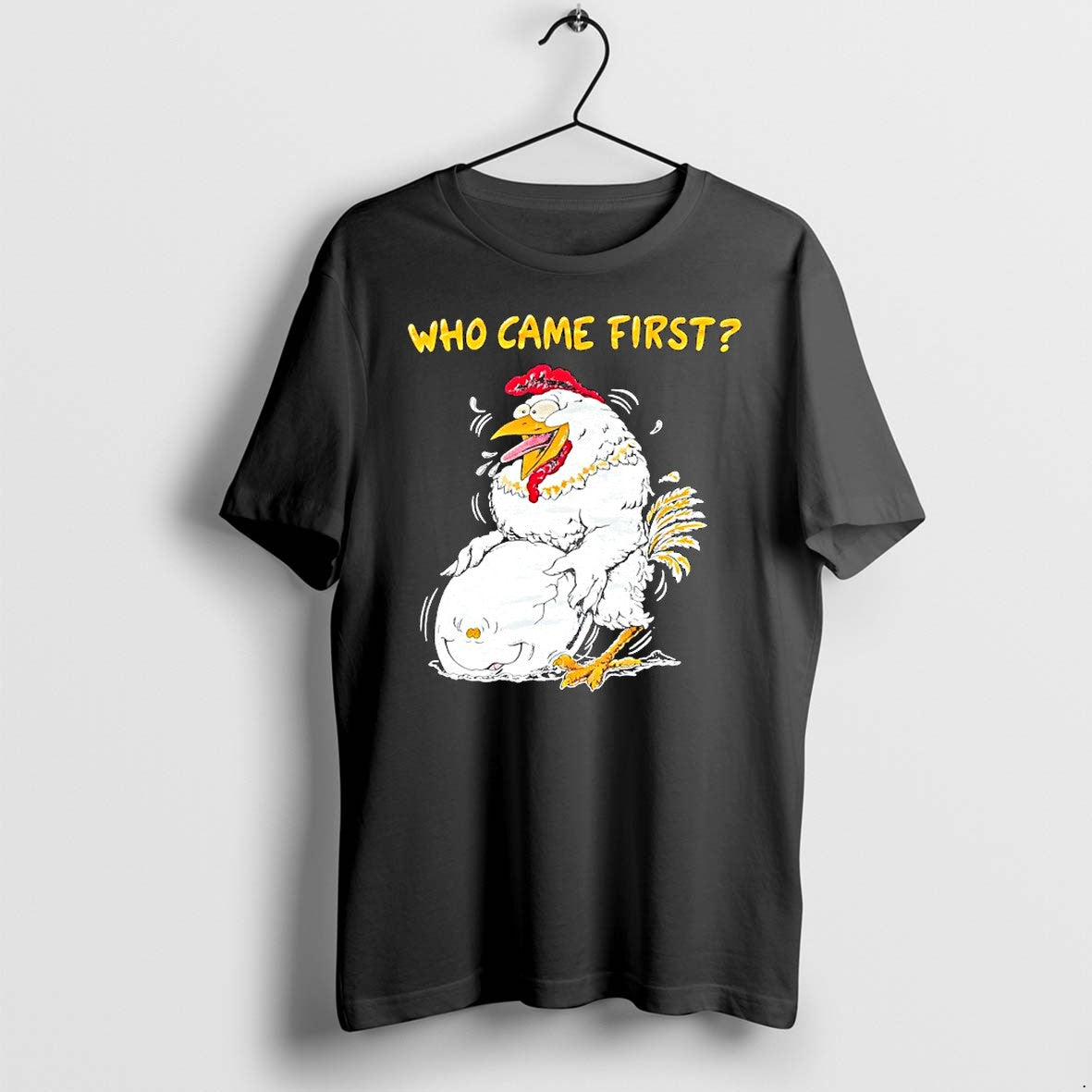Official Chicken And Egg Who Came First Funny T Shirts Jpg
