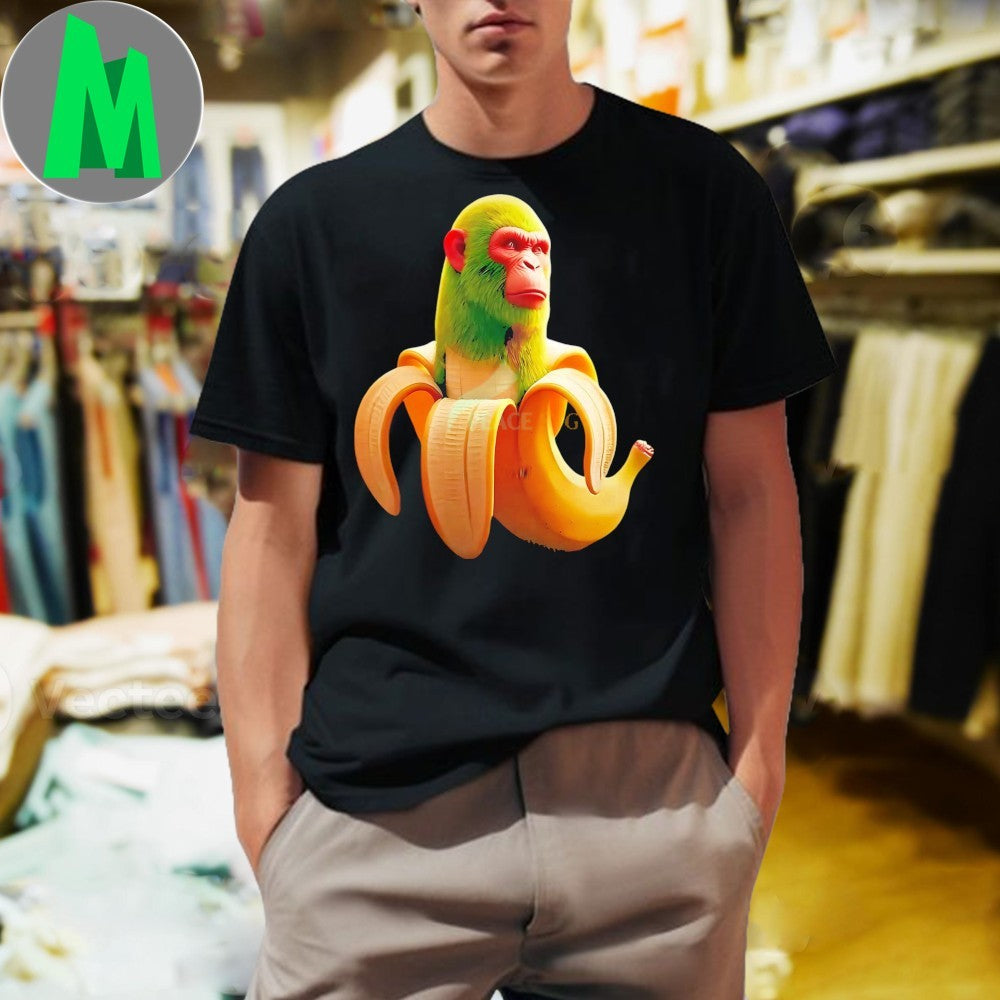 Chimpanzini Bananini Brainrot Character Meme Shirt