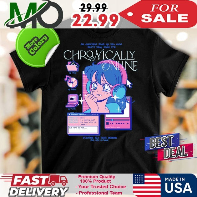 Chronically Online Playing All This Summer Shirt