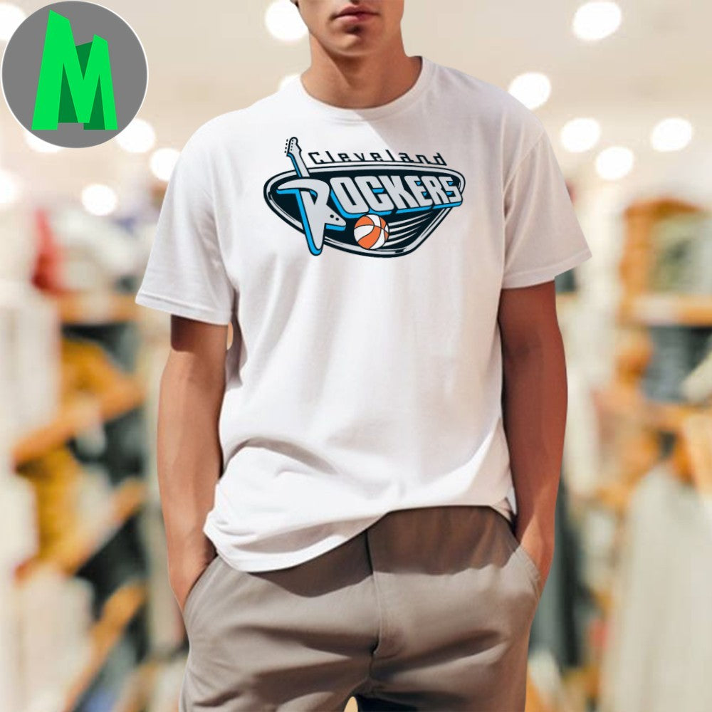Cleveland Rockers WNBA Team Logo Basketball T-Shirt