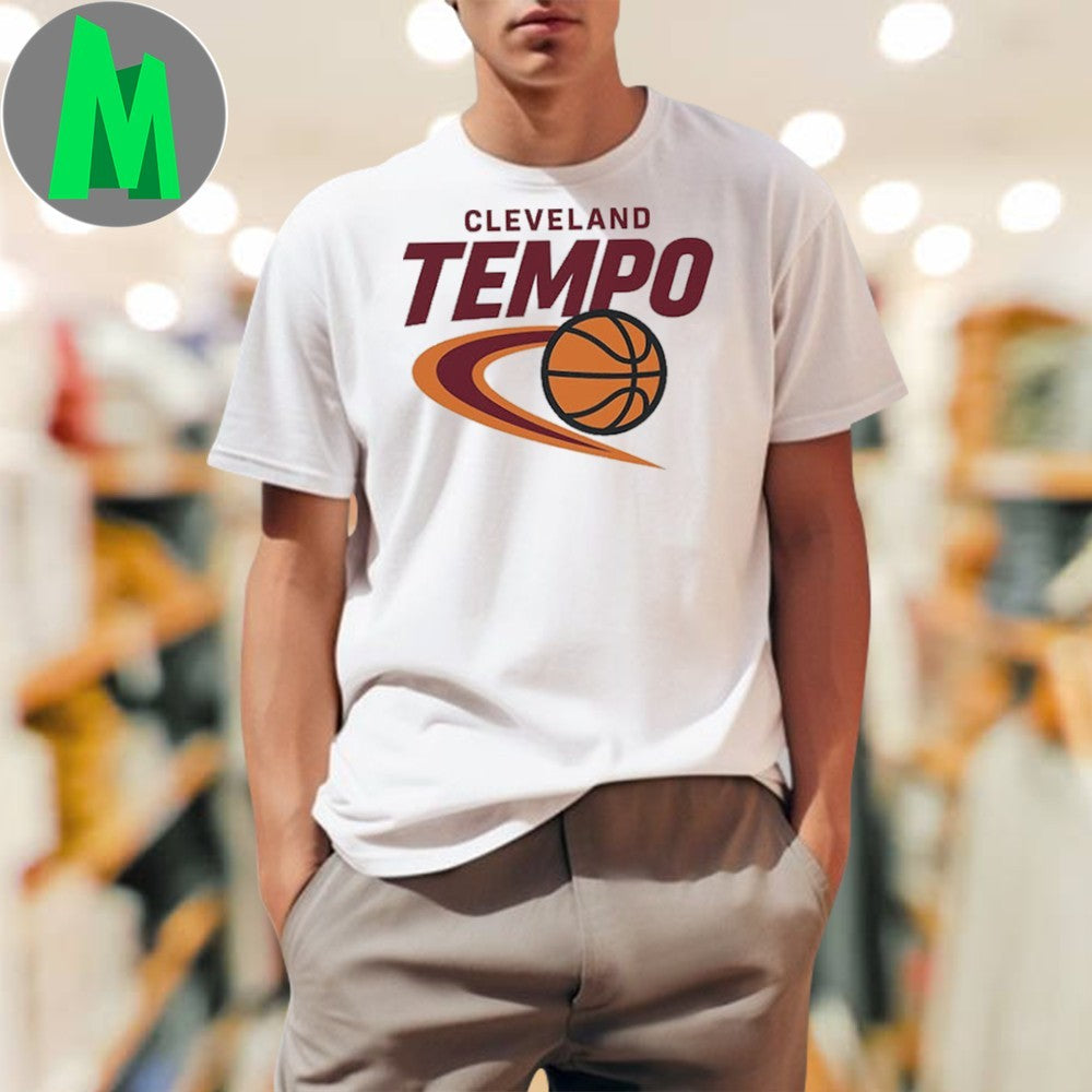 Cleveland Tempo Basketball Team Logo T-Shirt