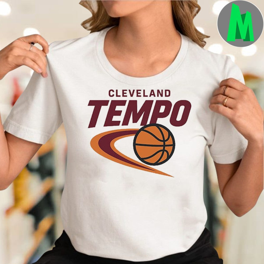 Cleveland Tempo Basketball Team Logo T-Shirt