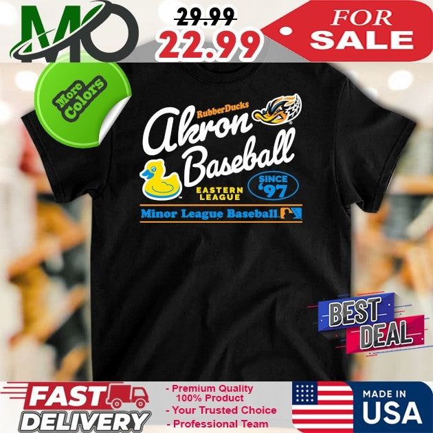 Collection Rubber Ducks Akron Baseball Eastern League Minor League Baseball Shirt