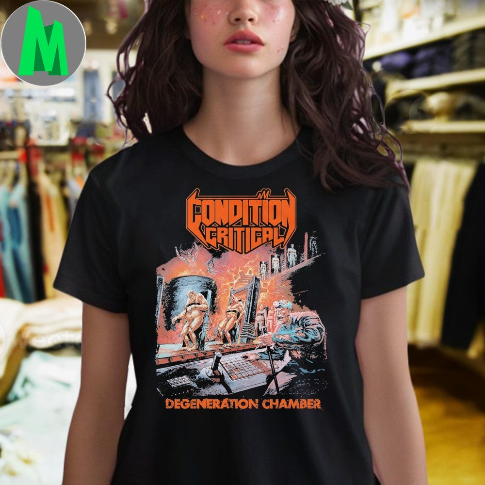 Condition Critical Degeneration Chamber Metal Band T-Shirt